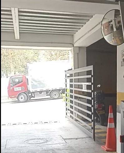 Vista del acceso del Conjunto Residencial Bulevar del Puente en Piedecuesta