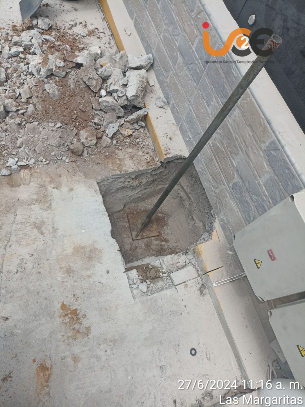 Acceso vehicular de Las Margaritas, vista 2