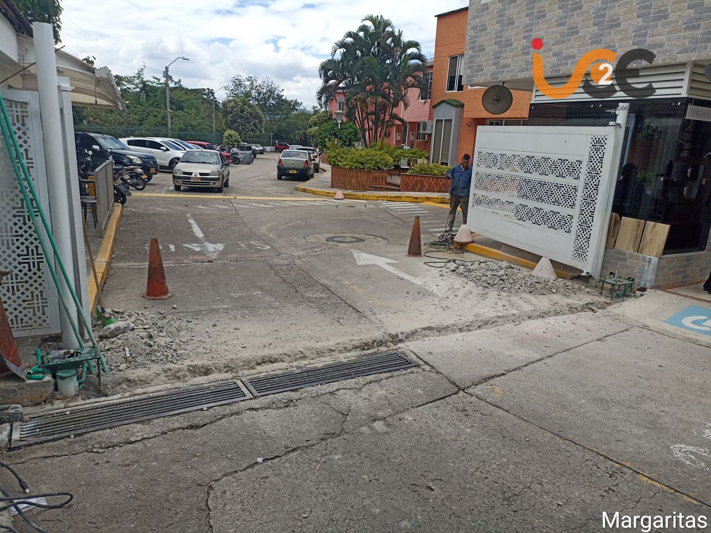 Acceso vehicular de Las Margaritas, vista 4